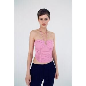Zara Tulle Corset Top